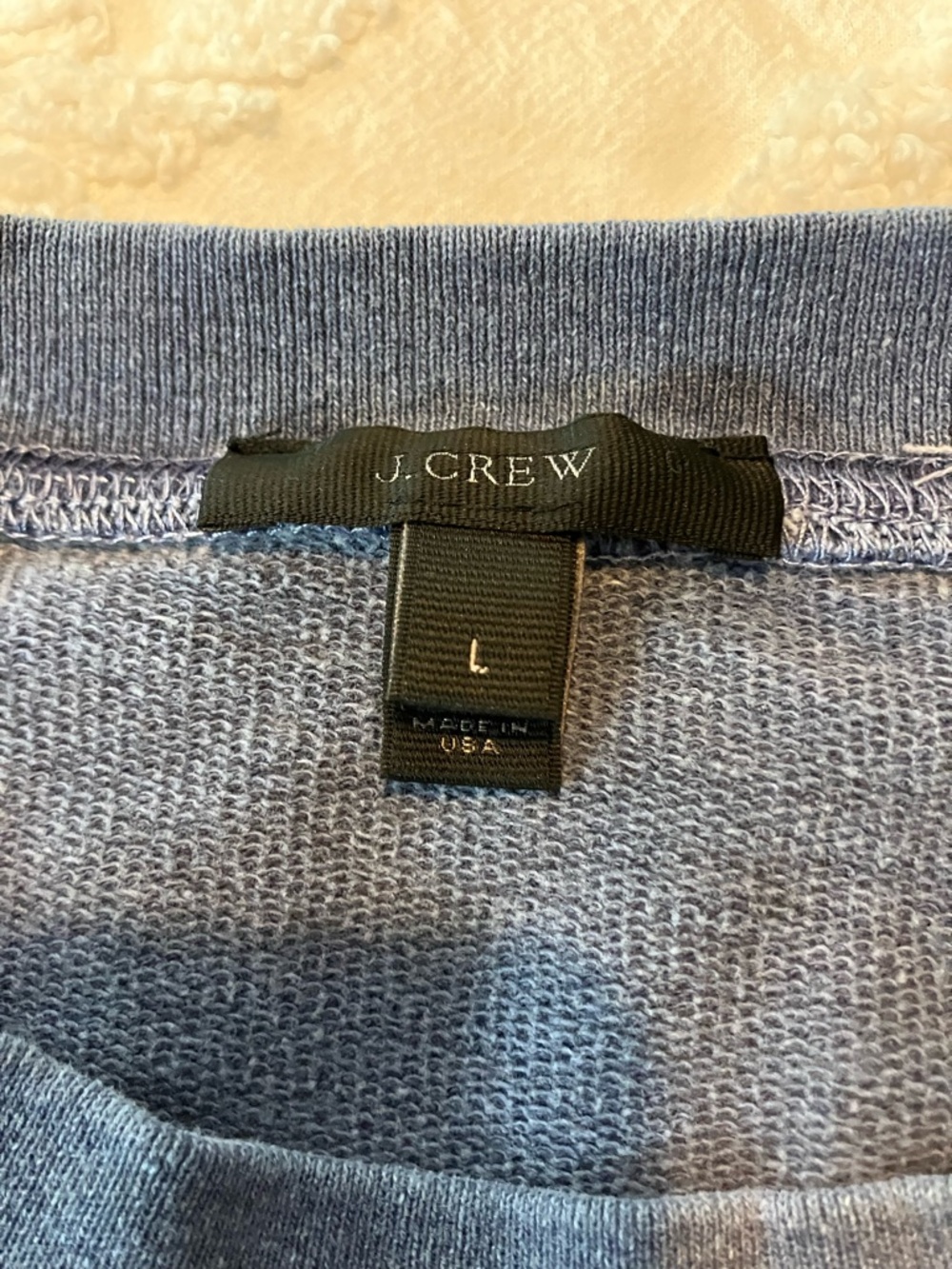 J. Crew Navy 'Beach Bum' Graphic Crewneck Sweatshirt - Picture 3 of 3